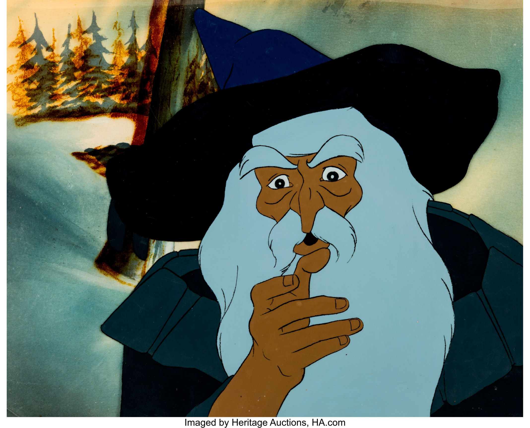 Ralph Bakshi's Gandalf Blank Meme Template