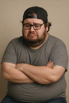 fat neck beard Blank Meme Template
