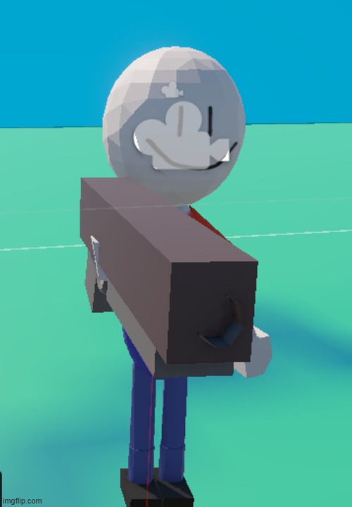 Fred (playable character) with shotgun. | made w/ Imgflip meme maker