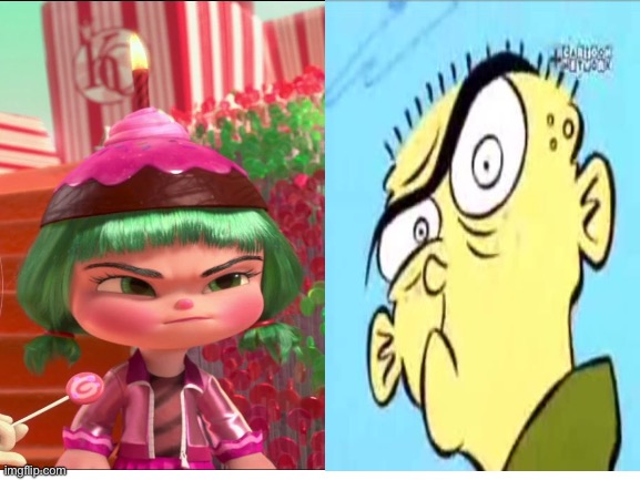 Enraged Candlehead and Ed | image tagged in funny,cartoon,ed edd n eddy,wreck it ralph,angry | made w/ Imgflip meme maker