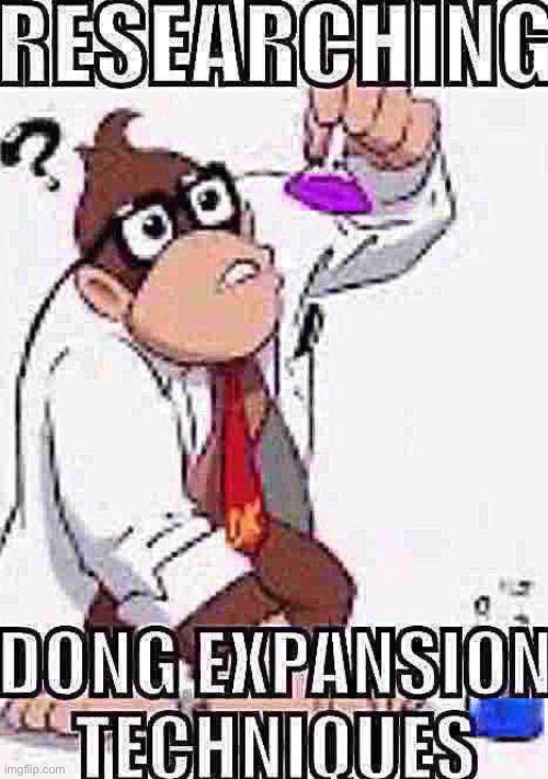 Researching dong expansion techniques | image tagged in researching dong expansion techniques | made w/ Imgflip meme maker