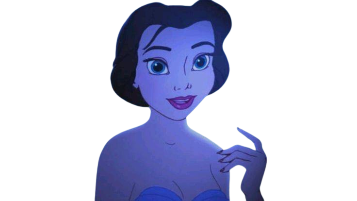 belle mermaid Blank Meme Template
