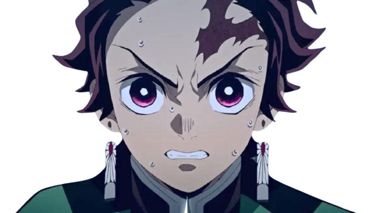 angry tanjiro Blank Meme Template