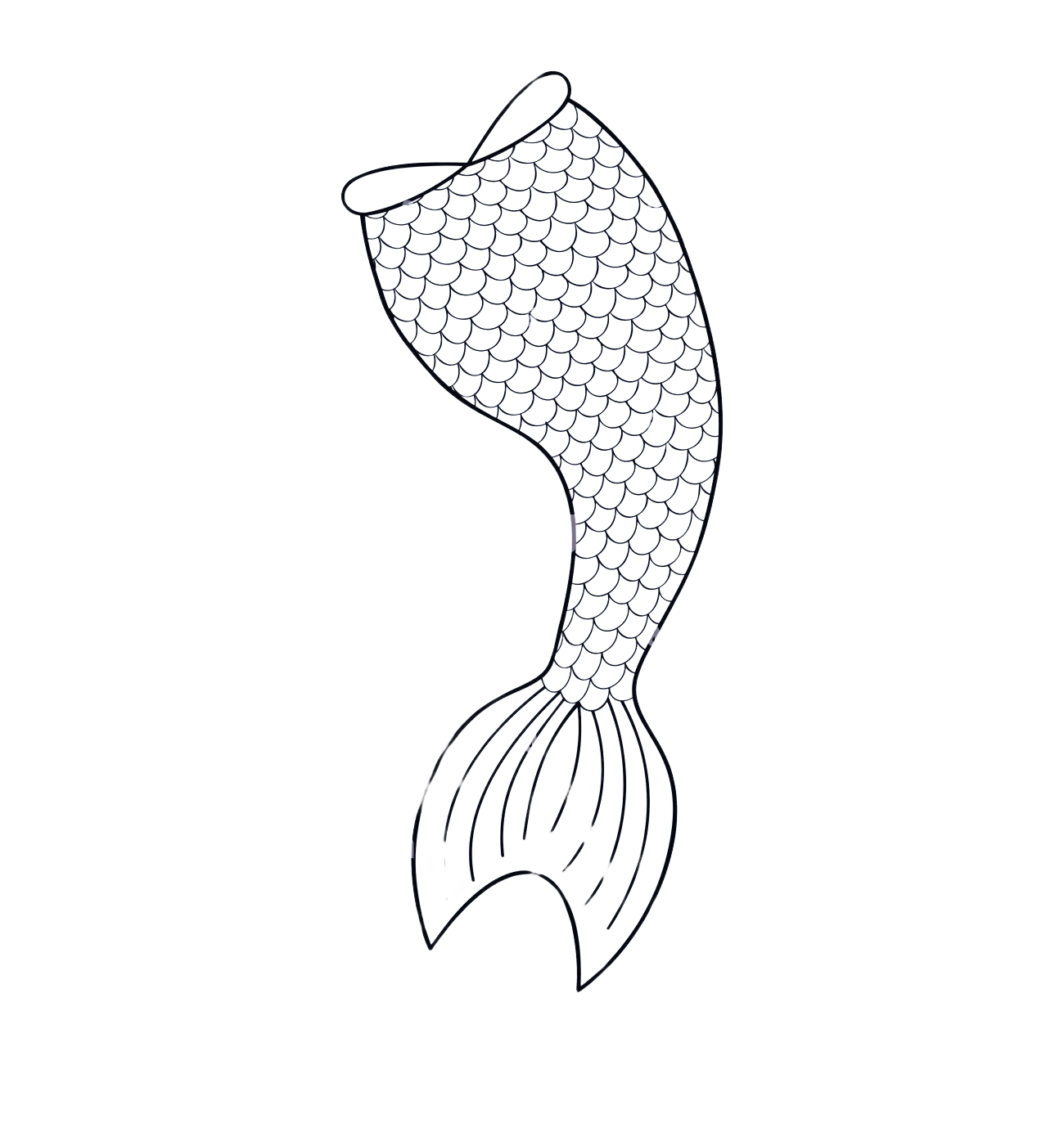 mermaid tail Blank Meme Template