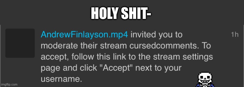HOLY SHIT- | made w/ Imgflip meme maker
