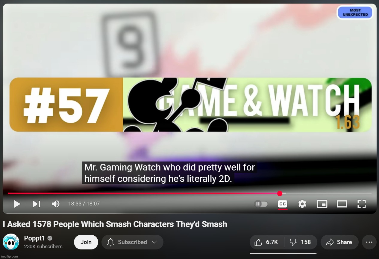 @Nathan mr game & watch was ranked the 57th most smashable smash character | image tagged in nathan is nat,new slang btw,dont ask | made w/ Imgflip meme maker