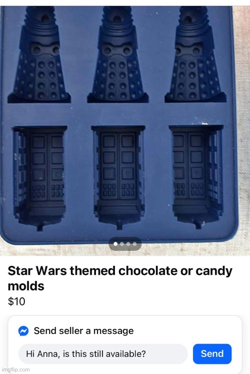 Star Wars? | image tagged in chocolate,tardis | made w/ Imgflip meme maker