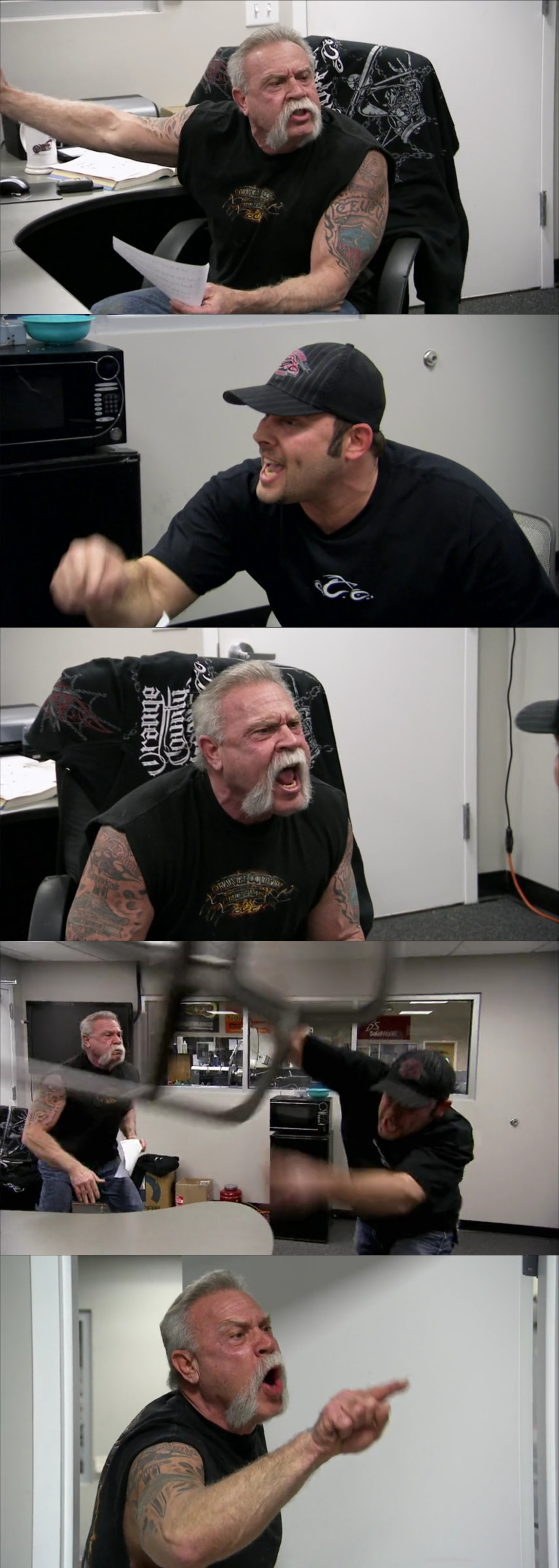 OCC Fight HD Blank Meme Template