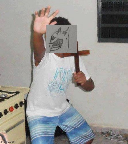 kid with cross | image tagged in kid with cross | made w/ Imgflip meme maker