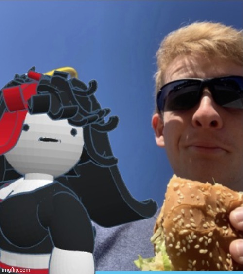 TheLargePig eating mcdonalds | image tagged in thelargepig eating mcdonalds | made w/ Imgflip meme maker