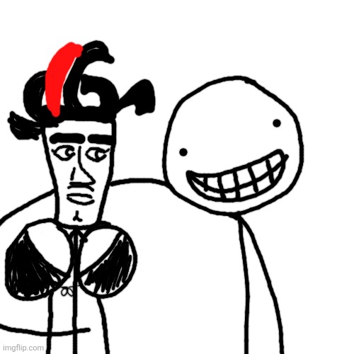 me and Claire i think | made w/ Imgflip meme maker