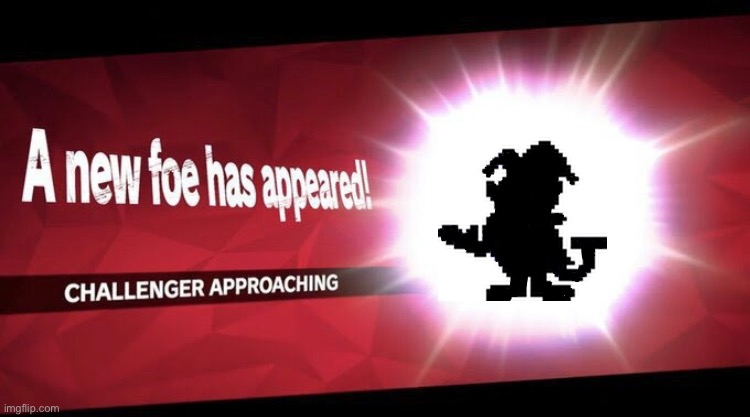 next Smash Bros Game is gonna be crazy | image tagged in super smash bros,super smash brothers,deltarune,jevil | made w/ Imgflip meme maker