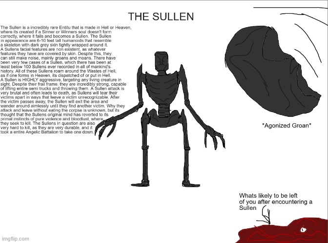 The Sullen. Basically a Sinner/Winner who failed to form their body after punishment. | made w/ Imgflip meme maker