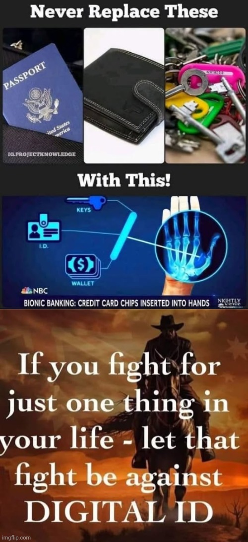 Just say NO to Digital ID | image tagged in apocalypse,the bible | made w/ Imgflip meme maker