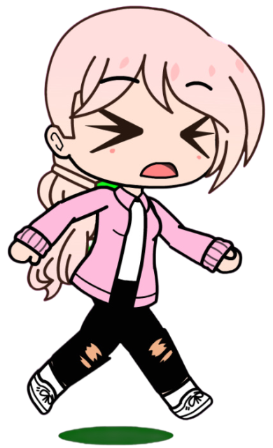 Ms. Mogawa Running, Screaming Blank Meme Template