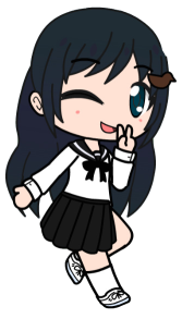 Shijima Tsukishima Full Body Blank Meme Template
