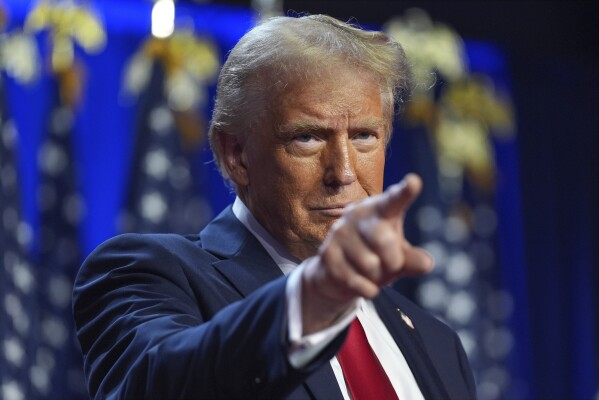 Trump pointing Blank Meme Template