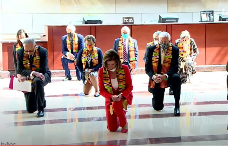 Pelosi kneeling | image tagged in pelosi kneeling | made w/ Imgflip meme maker