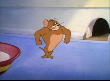 Tom Jerry Mouse Strong Blank Meme Template