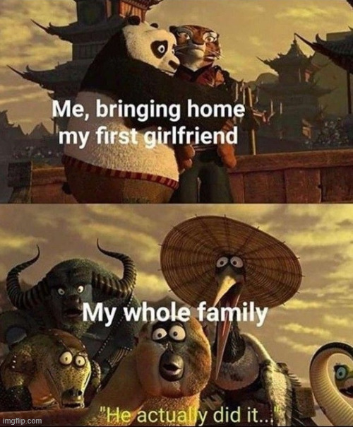 A great moment | image tagged in meme,kung fu panda,funny,lattice climbing,climbing,kung fu | made w/ Imgflip meme maker