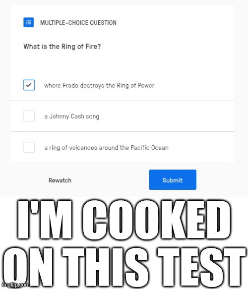who knows the answer | I'M COOKED
ON THIS TEST | image tagged in memes,school,test | made w/ Imgflip meme maker