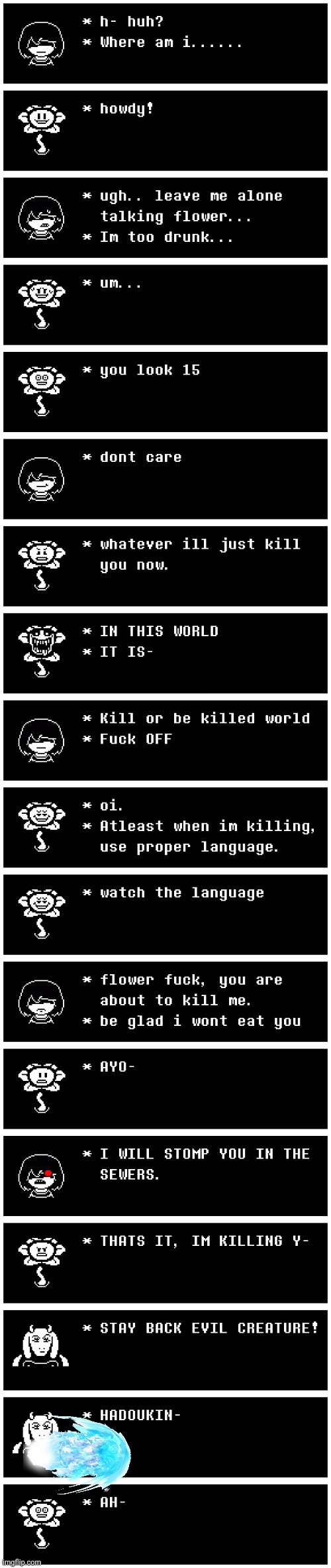 if kris was in undertale | image tagged in undertale,deltarune,kris,meme,why | made w/ Imgflip meme maker