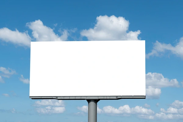 Blue Sky Billboard Blank Meme Template