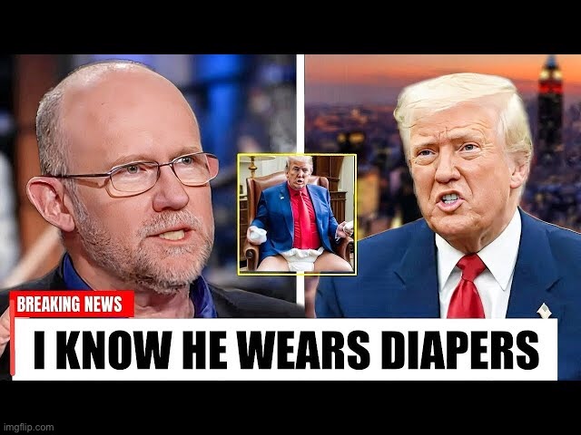 Yes he does | image tagged in trump wears diapers | made w/ Imgflip meme maker