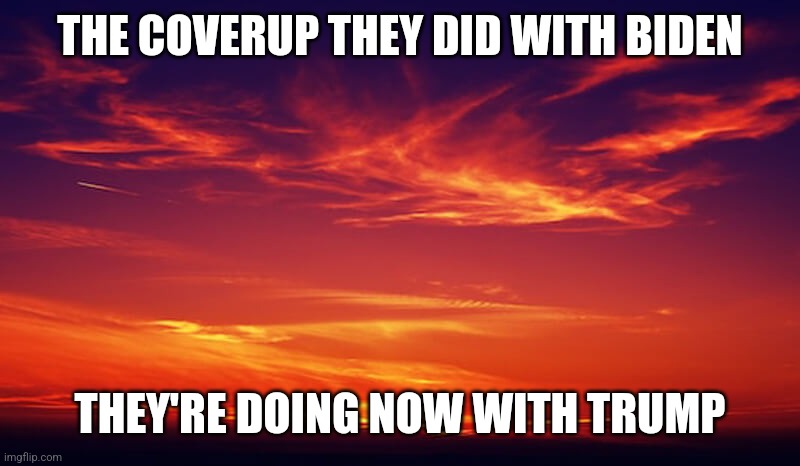 The difference. No one to keep the old man from walking into the street. | THE COVERUP THEY DID WITH BIDEN; THEY'RE DOING NOW WITH TRUMP | image tagged in uncomfortable,truth | made w/ Imgflip meme maker