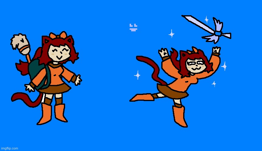 Her adventure outfit too | made w/ Imgflip meme maker
