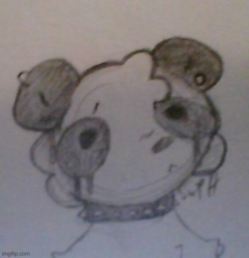 Tried to make a chocolate panda but he looked really emo so i just went with it | made w/ Imgflip meme maker