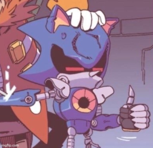 metal sonic thumbs up | image tagged in metal sonic thumbs up | made w/ Imgflip meme maker