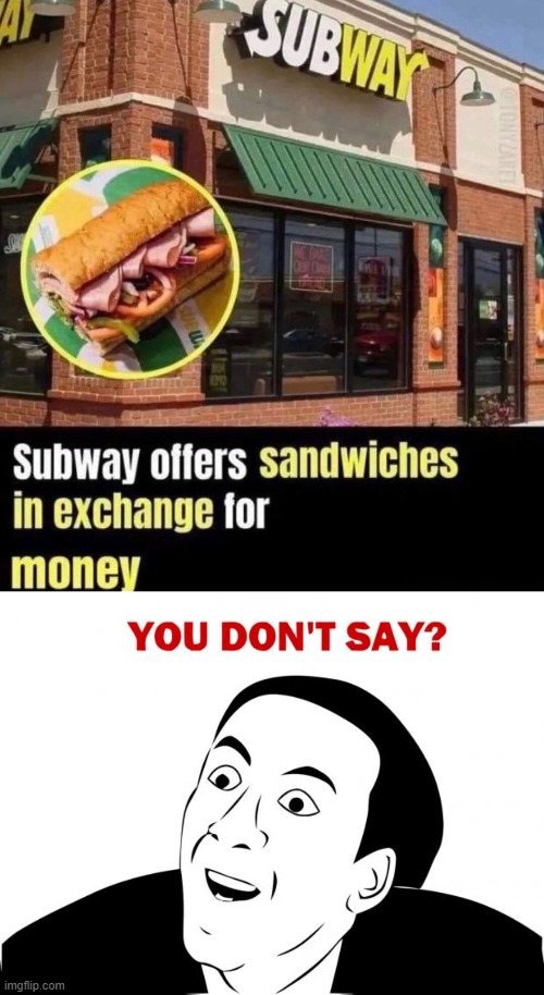 Who Made This Ad? | image tagged in memes,you don't say | made w/ Imgflip meme maker