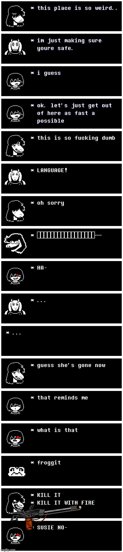 if kris was in undertale | image tagged in undertale | made w/ Imgflip meme maker