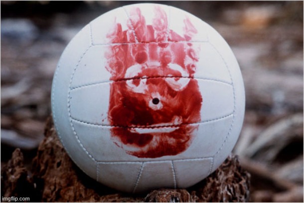 Wilson volleyball Castaway | image tagged in wilson volleyball castaway | made w/ Imgflip meme maker