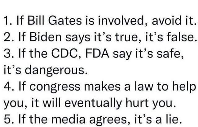 These things can indicate what's true and false | image tagged in bill gates,bill gates loves vaccines,biden,media,fake news,cdc fda | made w/ Imgflip meme maker