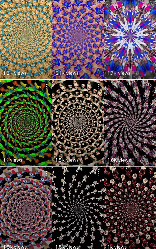 Kaleidoscope Quilt | image tagged in pop art,kaleidoscope,brian einersen | made w/ Imgflip meme maker