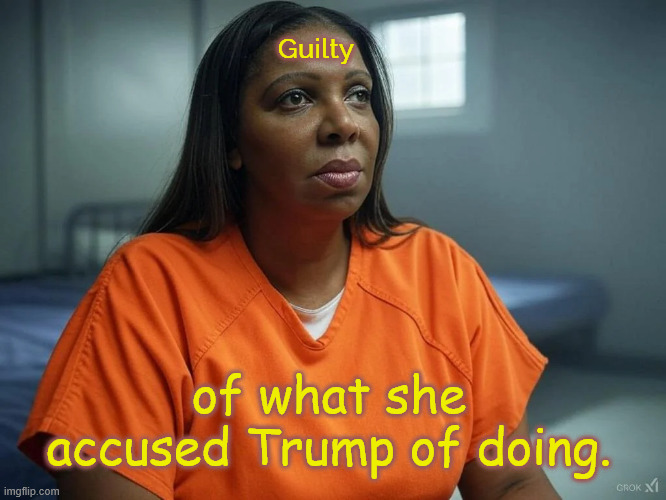 Guilty of what she accused Trump of doing. | made w/ Imgflip meme maker
