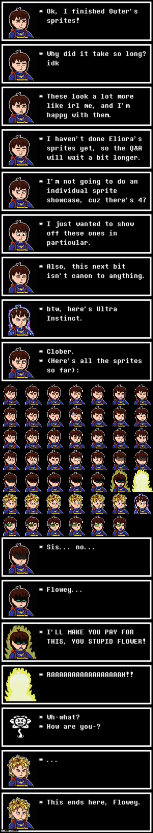 I won't do an individual showcase, I'll just show them all at once. Link in comments | image tagged in undertale,updated sprites,done,why are you reading the tags,sans the topic,stop reading the tags | made w/ Imgflip meme maker