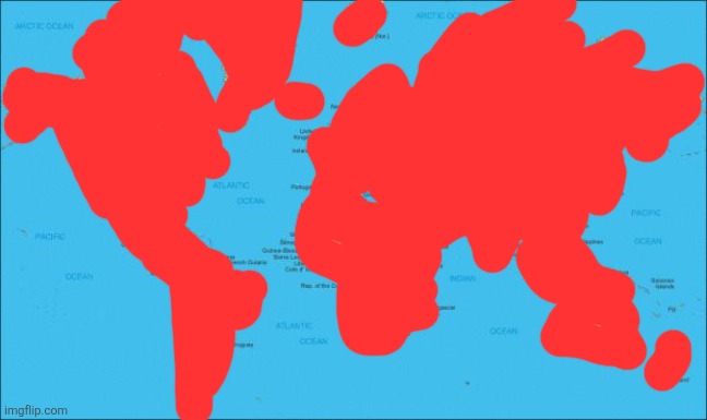 the end | image tagged in world map | made w/ Imgflip meme maker