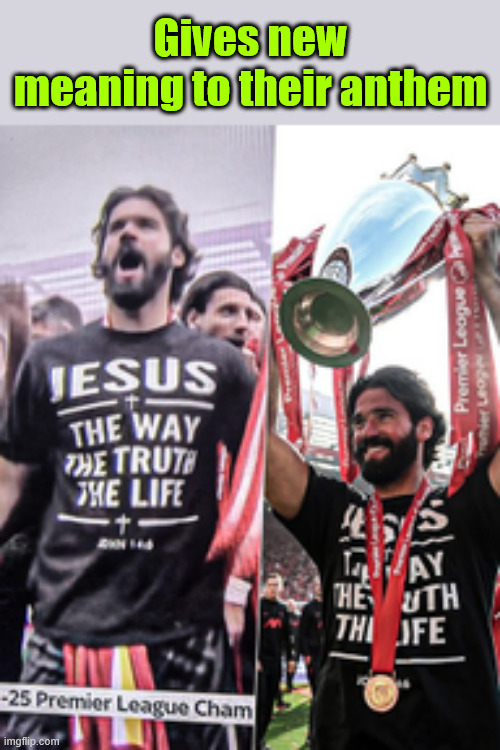 You'll never walk alone... | Gives new meaning to their anthem | image tagged in christian haters,triggered | made w/ Imgflip meme maker