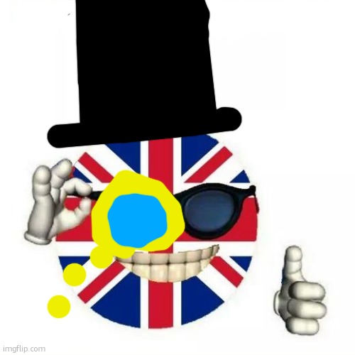 ill have my tea back now please | image tagged in british flag thumbs up | made w/ Imgflip meme maker