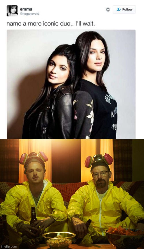 Breaking Bad meme | image tagged in name a more iconic duo,breaking bad,walter white,better call saul,memes,tv shows | made w/ Imgflip meme maker
