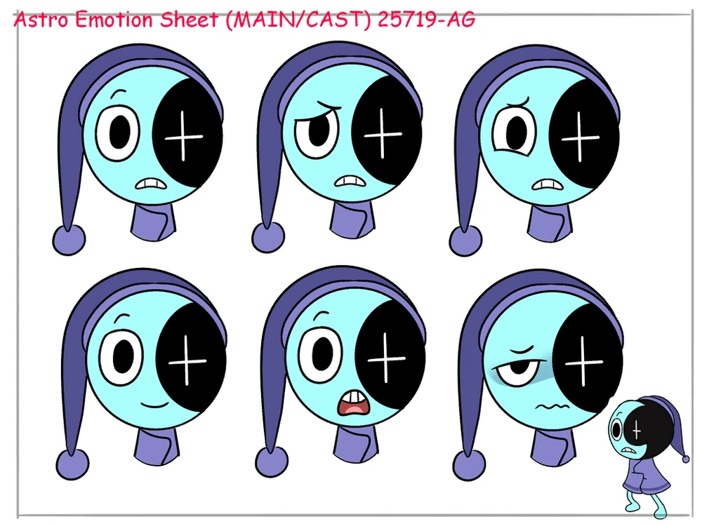 Astro's Emotion Sheet Blank Meme Template