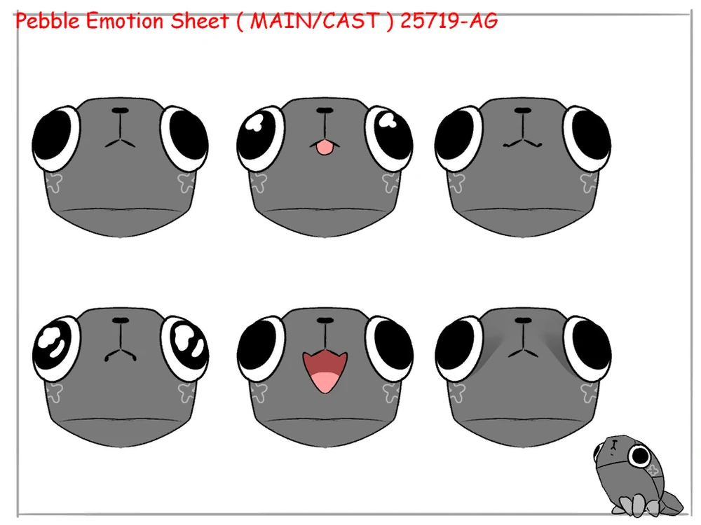 Pebble's Emotion Sheet Blank Meme Template
