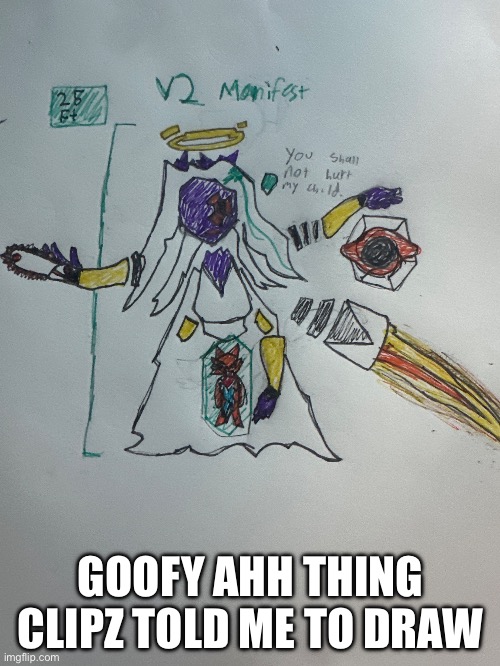 Yeah, it’s canon, but Wip so it isn’t guaranteed | GOOFY AHH THING CLIPZ TOLD ME TO DRAW | made w/ Imgflip meme maker