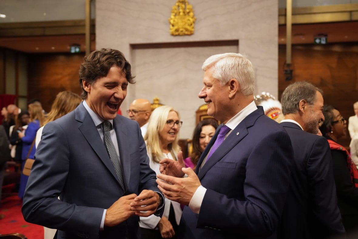 Harper trudeau Blank Meme Template