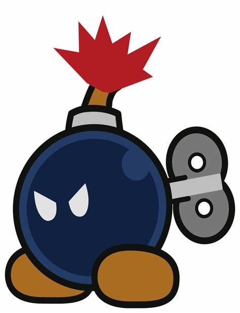 Bob-omb Angry Blank Meme Template