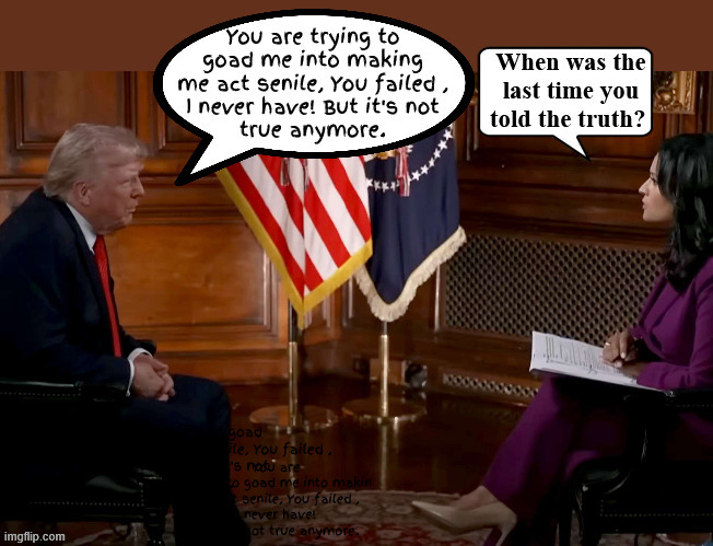 Welker makes Trump break lying streak for a moment. | image tagged in worlds most prolific liar still,mtp meets criminal in chief,non compos mentis,maga meathead,dementia don,kirsten welker | made w/ Imgflip meme maker
