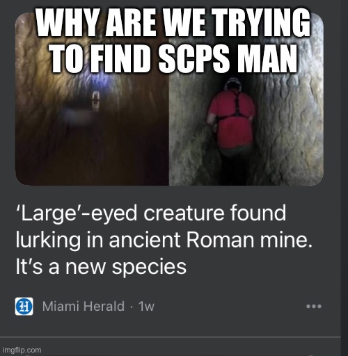 Discovery | WHY ARE WE TRYING TO FIND SCPS MAN | image tagged in memes,scp | made w/ Imgflip meme maker